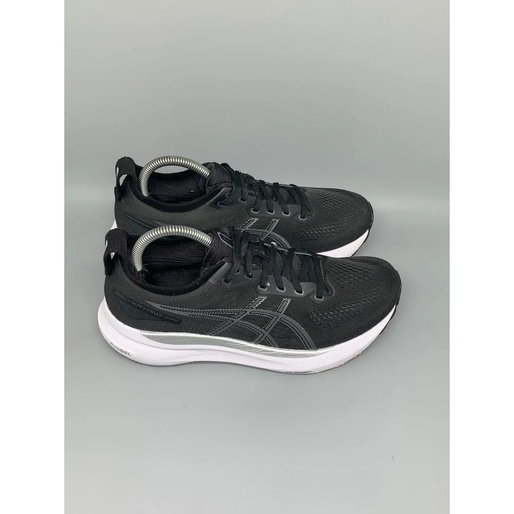 ASICS Gel-Kayano 31 Black White Running Shoes 1012B670 Women's Sz 8.5‎